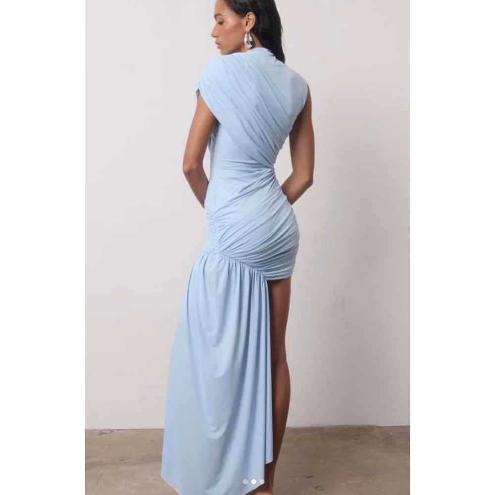 sold DE LA VALI ravenna mini dress In Blue US 4 - Picture 2 of 9